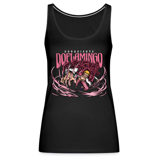 Doflamingo - Women’s Premium Tank Top - black