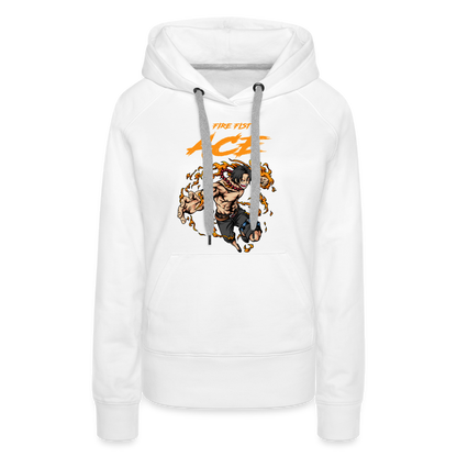 Former Fire Fist - Women’s Premium Hoodie - white