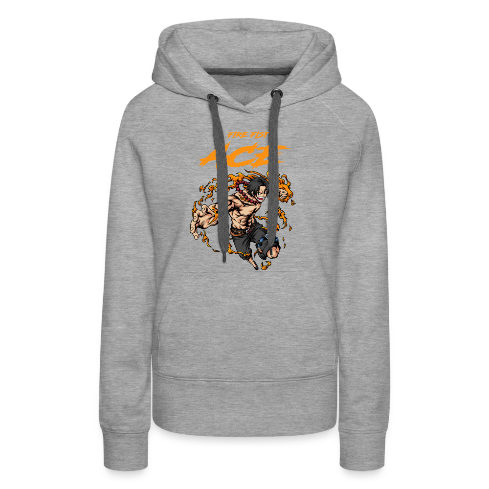 Former Fire Fist - Women’s Premium Hoodie - heather grey