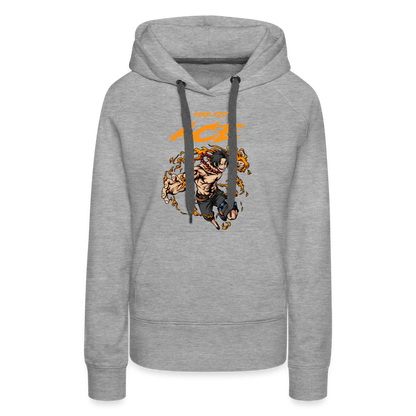 Former Fire Fist - Women’s Premium Hoodie - heather grey