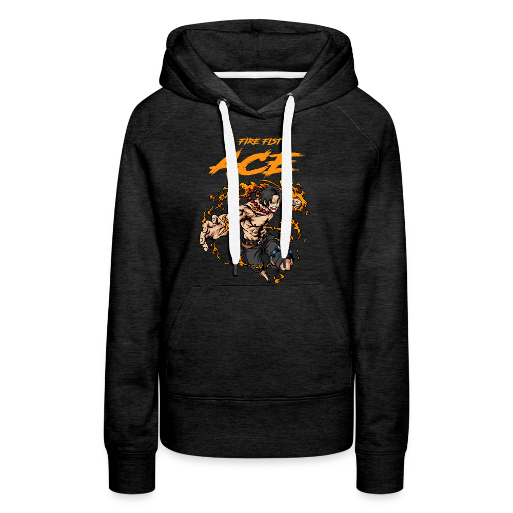 Former Fire Fist - Women’s Premium Hoodie - charcoal grey