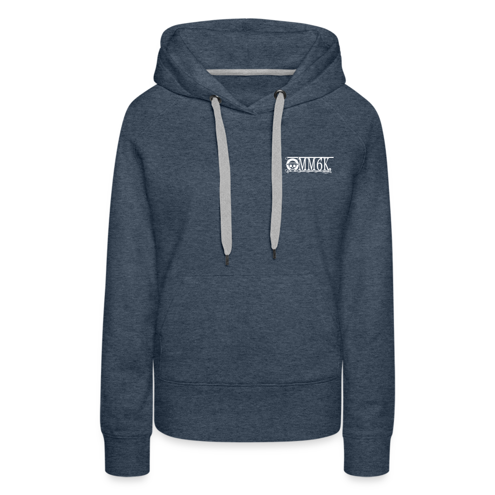 The Iron Pirate - Women’s Premium Hoodie - heather denim