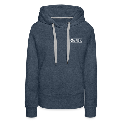 The Iron Pirate - Women’s Premium Hoodie - heather denim