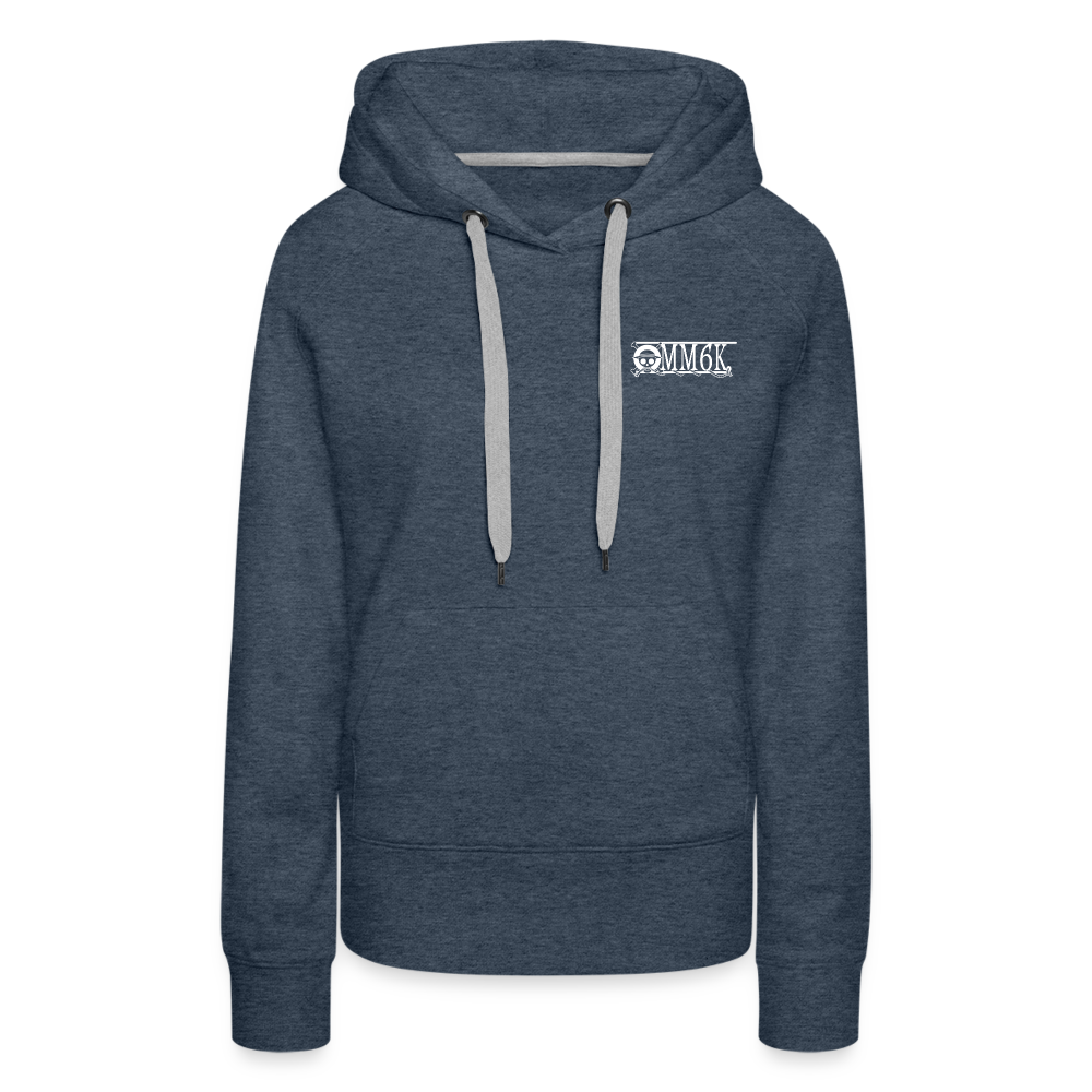 King of the Pirates - Women’s Premium Hoodie - heather denim