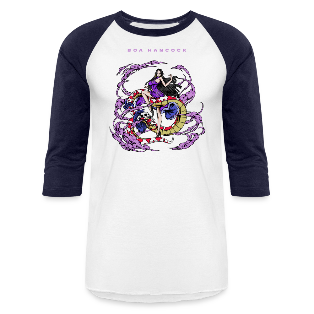 Pirate Empress - Baseball T-Shirt - white/navy