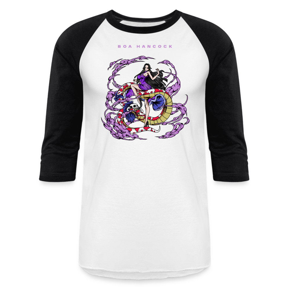 Pirate Empress - Baseball T-Shirt - white/black