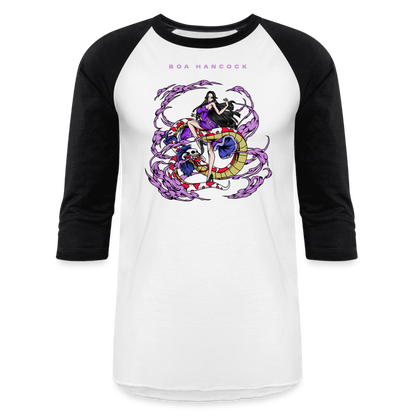 Pirate Empress - Baseball T-Shirt - white/black