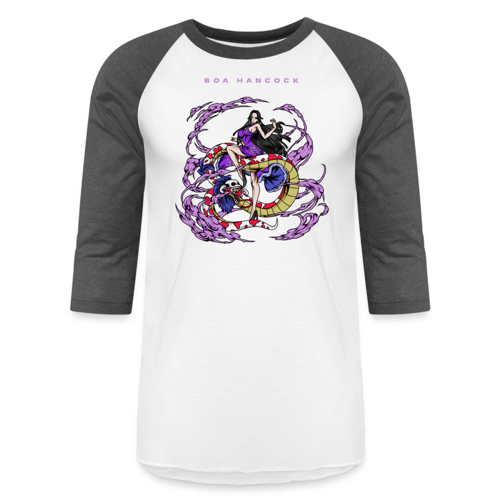 Pirate Empress - Baseball T-Shirt - white/charcoal