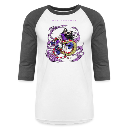 Pirate Empress - Baseball T-Shirt - white/charcoal