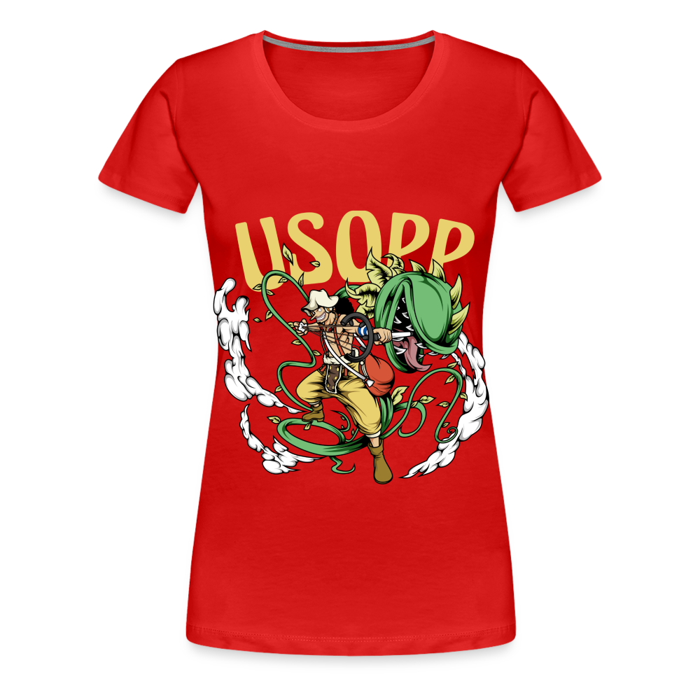 God Usopp - Women’s Premium T-Shirt - red