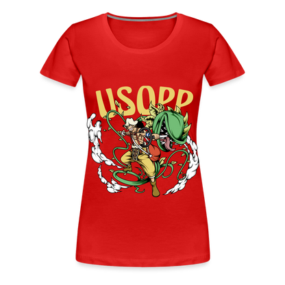 God Usopp - Women’s Premium T-Shirt - red