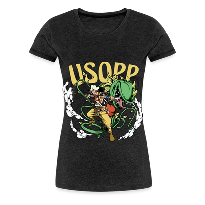 God Usopp - Women’s Premium T-Shirt - charcoal grey