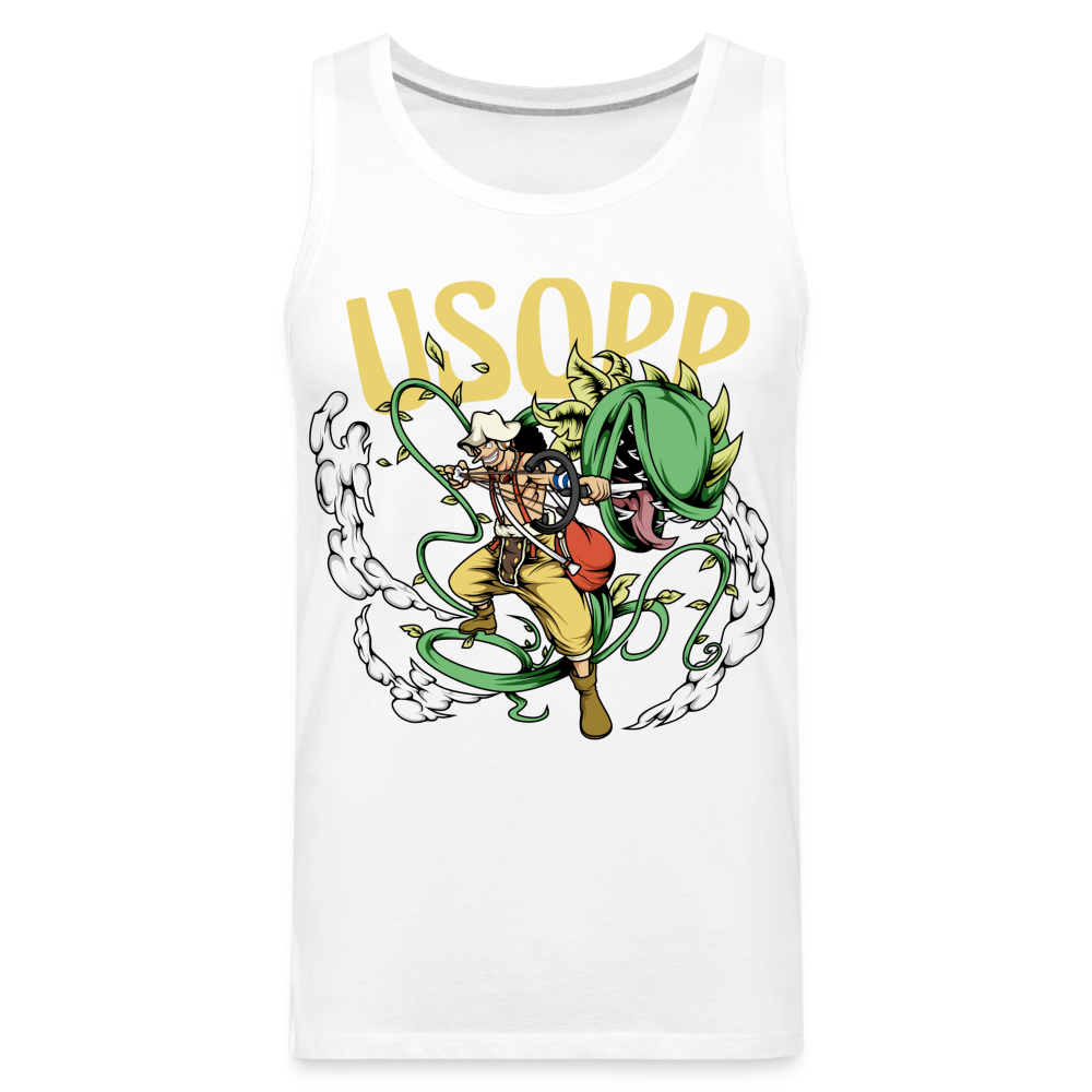 God Usopp - Men’s Premium Tank - white