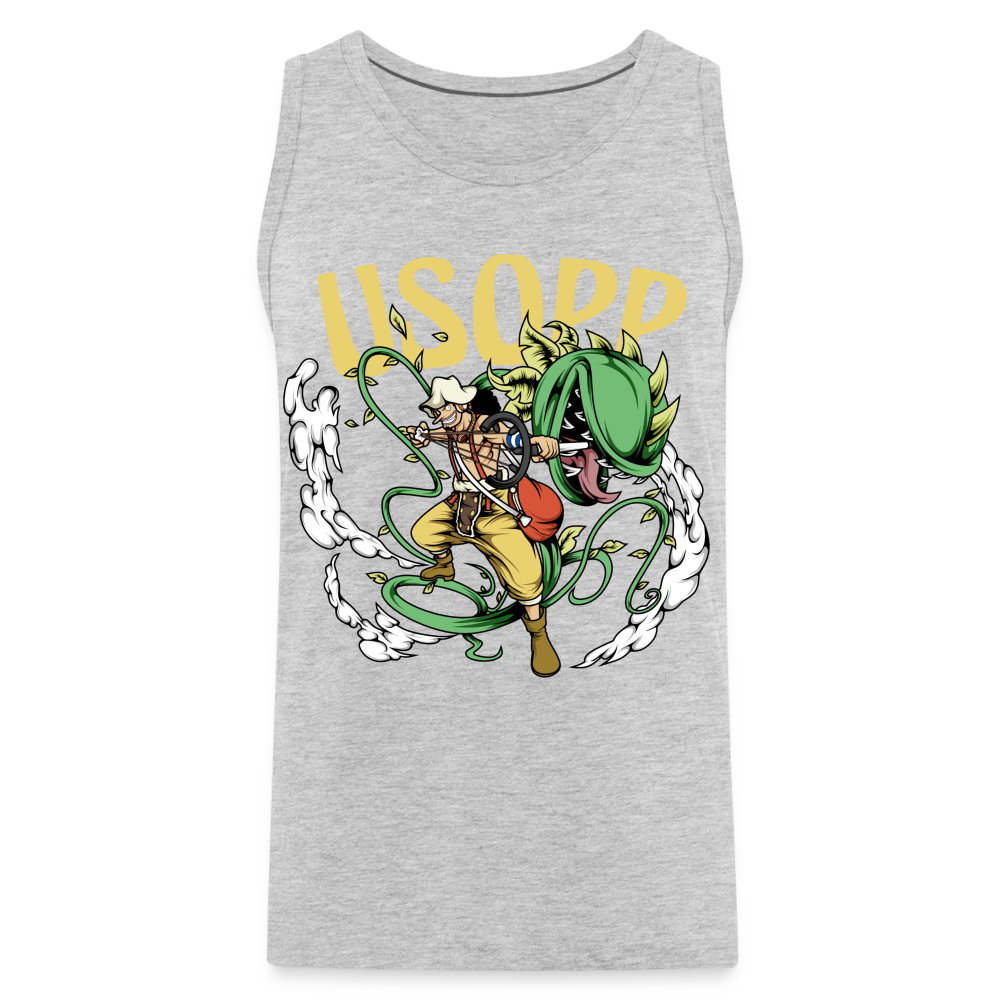 God Usopp - Men’s Premium Tank - heather gray