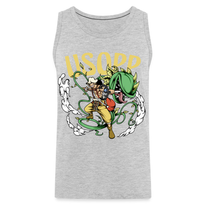 God Usopp - Men’s Premium Tank - heather gray