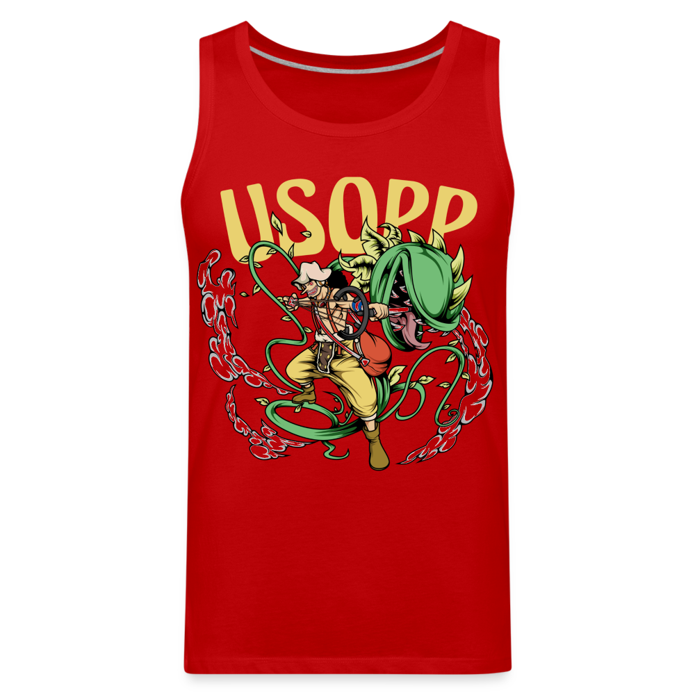 God Usopp - Men’s Premium Tank - red