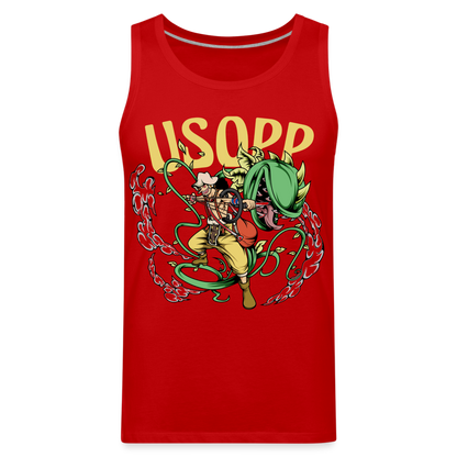 God Usopp - Men’s Premium Tank - red