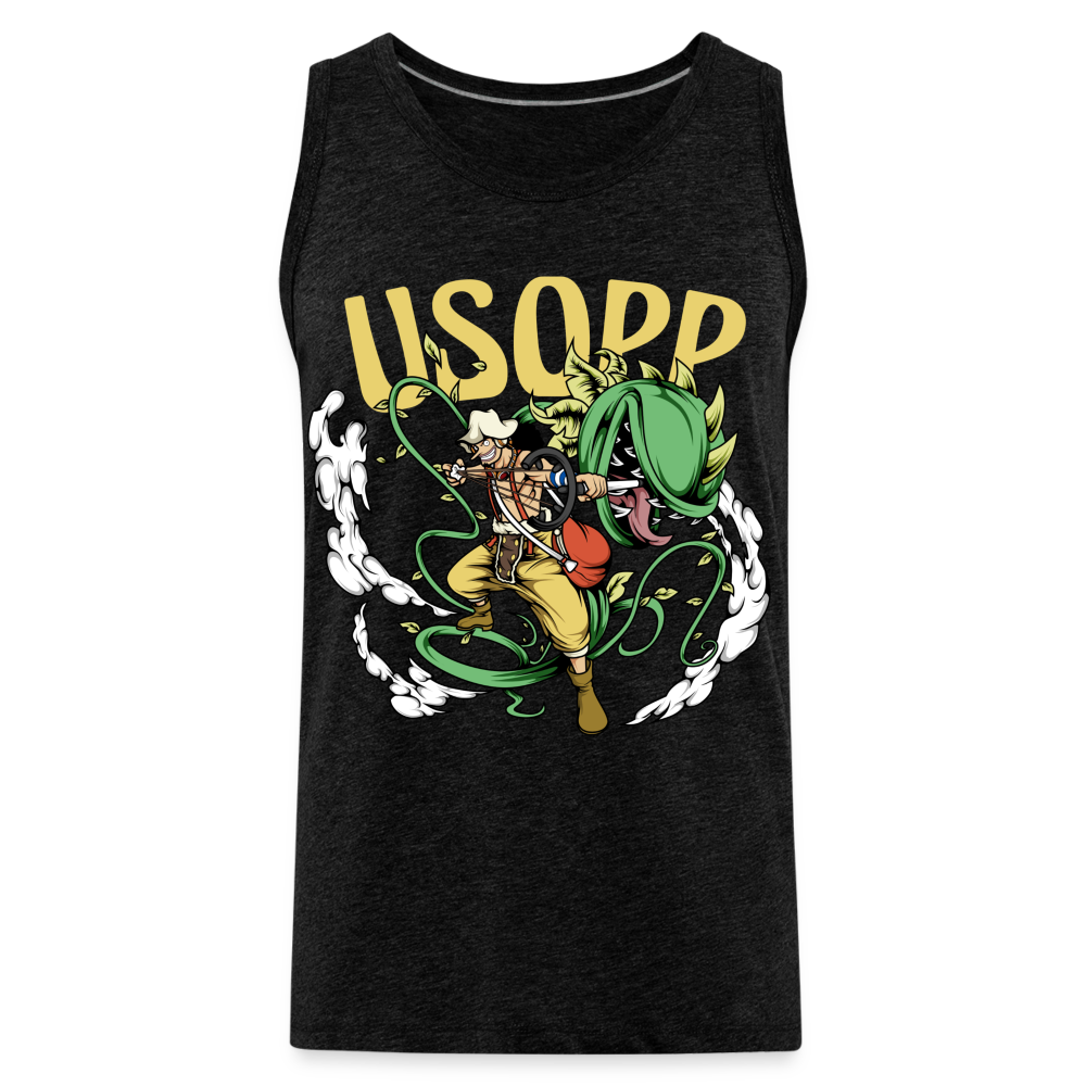 God Usopp - Men’s Premium Tank - charcoal grey