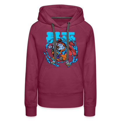 Knight of the Sea - Women’s Premium Hoodie - burgundy