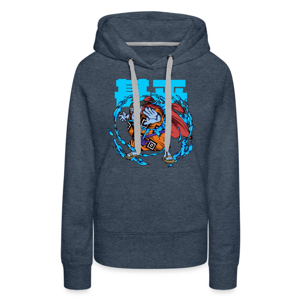 Knight of the Sea - Women’s Premium Hoodie - heather denim