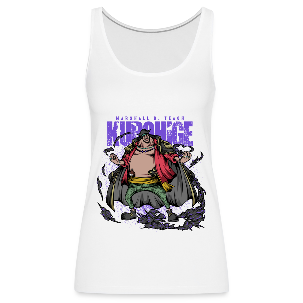 Blackbeard - Women’s Premium Tank Top - white