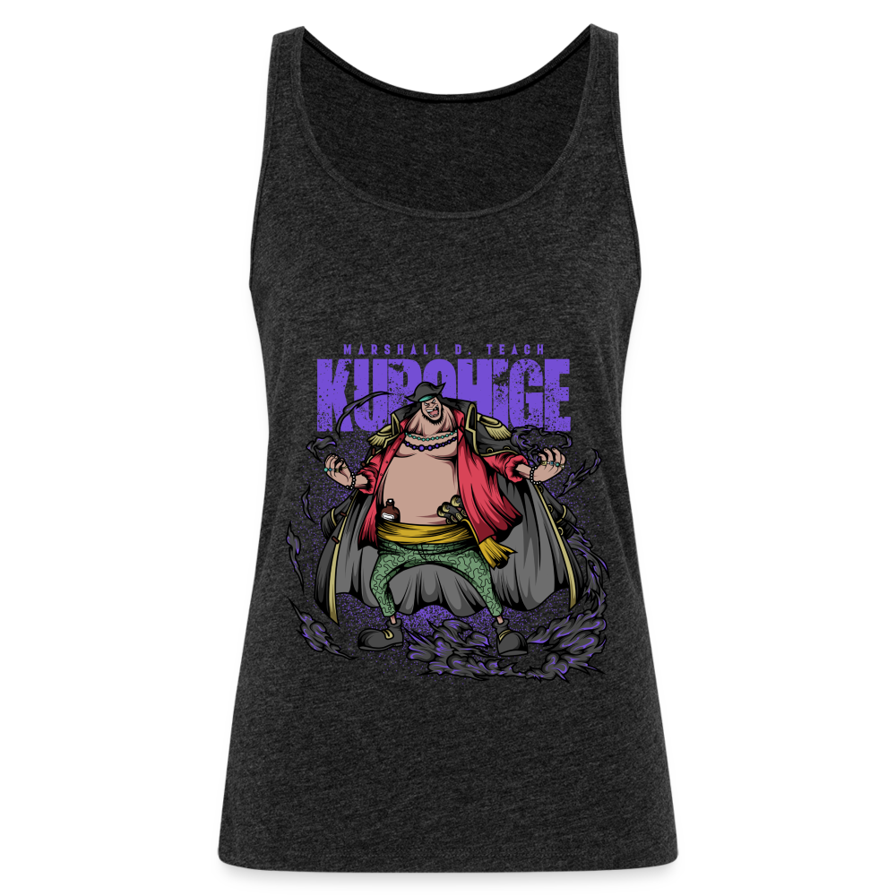 Blackbeard - Women’s Premium Tank Top - charcoal grey