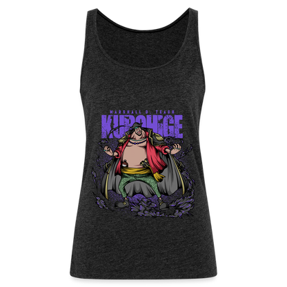 Blackbeard - Women’s Premium Tank Top - charcoal grey