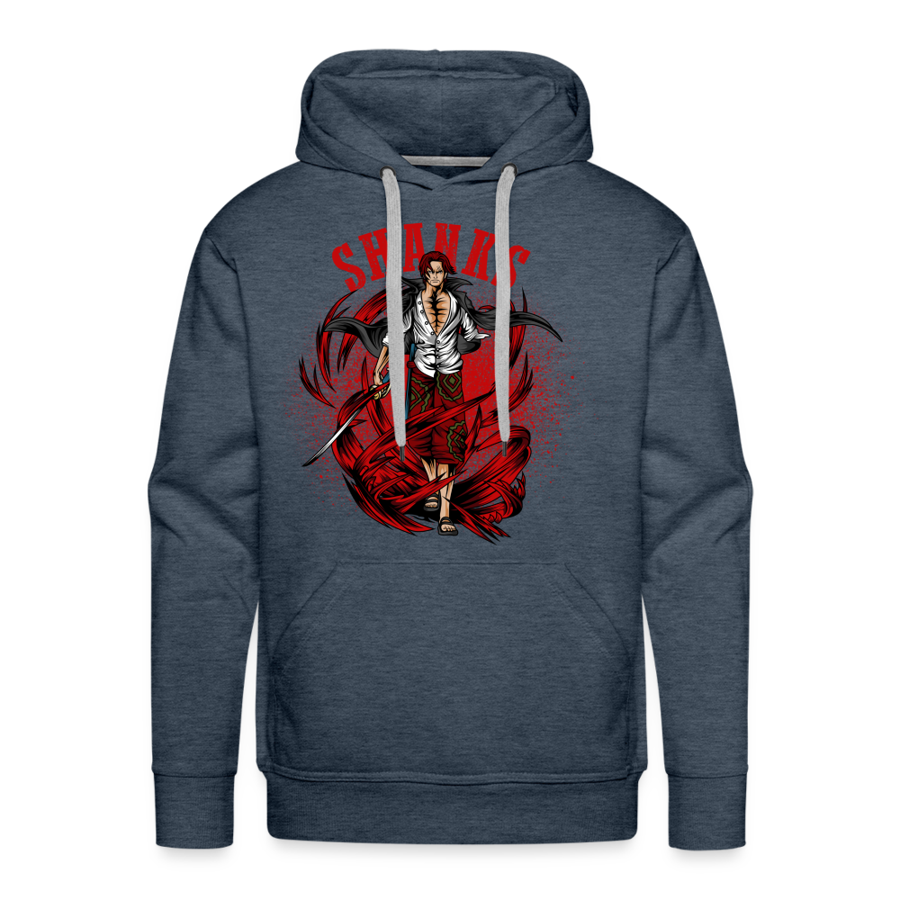 Red Hair - Men’s Premium Hoodie - heather denim