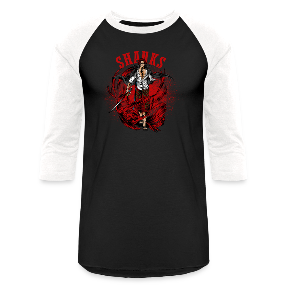 Red Hair - Baseball T-Shirt - black/white