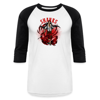 Red Hair - Baseball T-Shirt - white/black