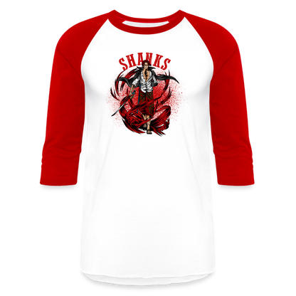 Red Hair - Baseball T-Shirt - white/red