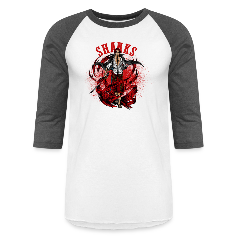 Red Hair - Baseball T-Shirt - white/charcoal