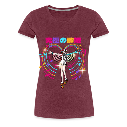 Uta - Women’s Premium T-Shirt - heather burgundy