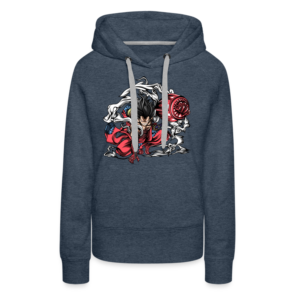 Snakeman - Women’s Premium Hoodie - heather denim