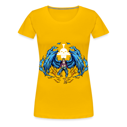 Marco The Phoenix - Women’s Premium T-Shirt - sun yellow