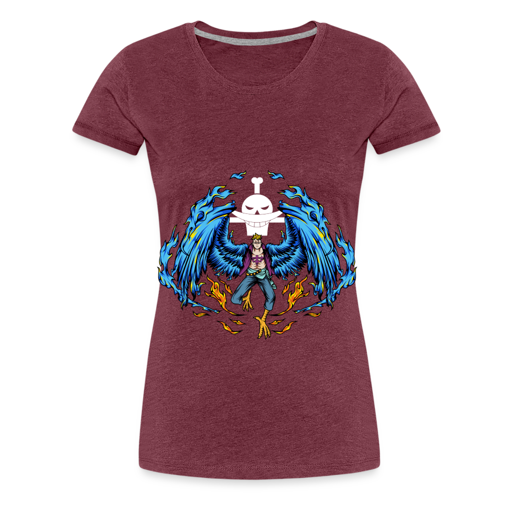 Marco The Phoenix - Women’s Premium T-Shirt - heather burgundy