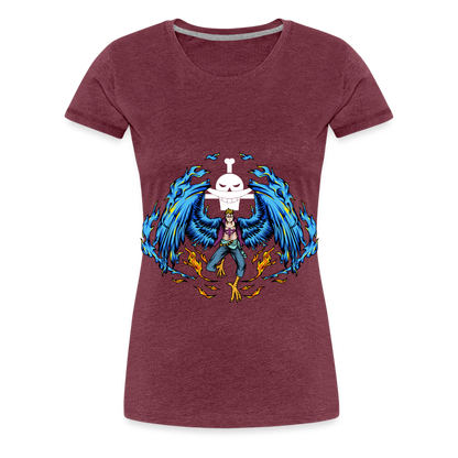 Marco The Phoenix - Women’s Premium T-Shirt - heather burgundy