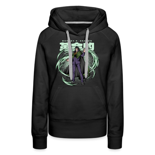 Rebellious Dragon - Women’s Premium Hoodie - black