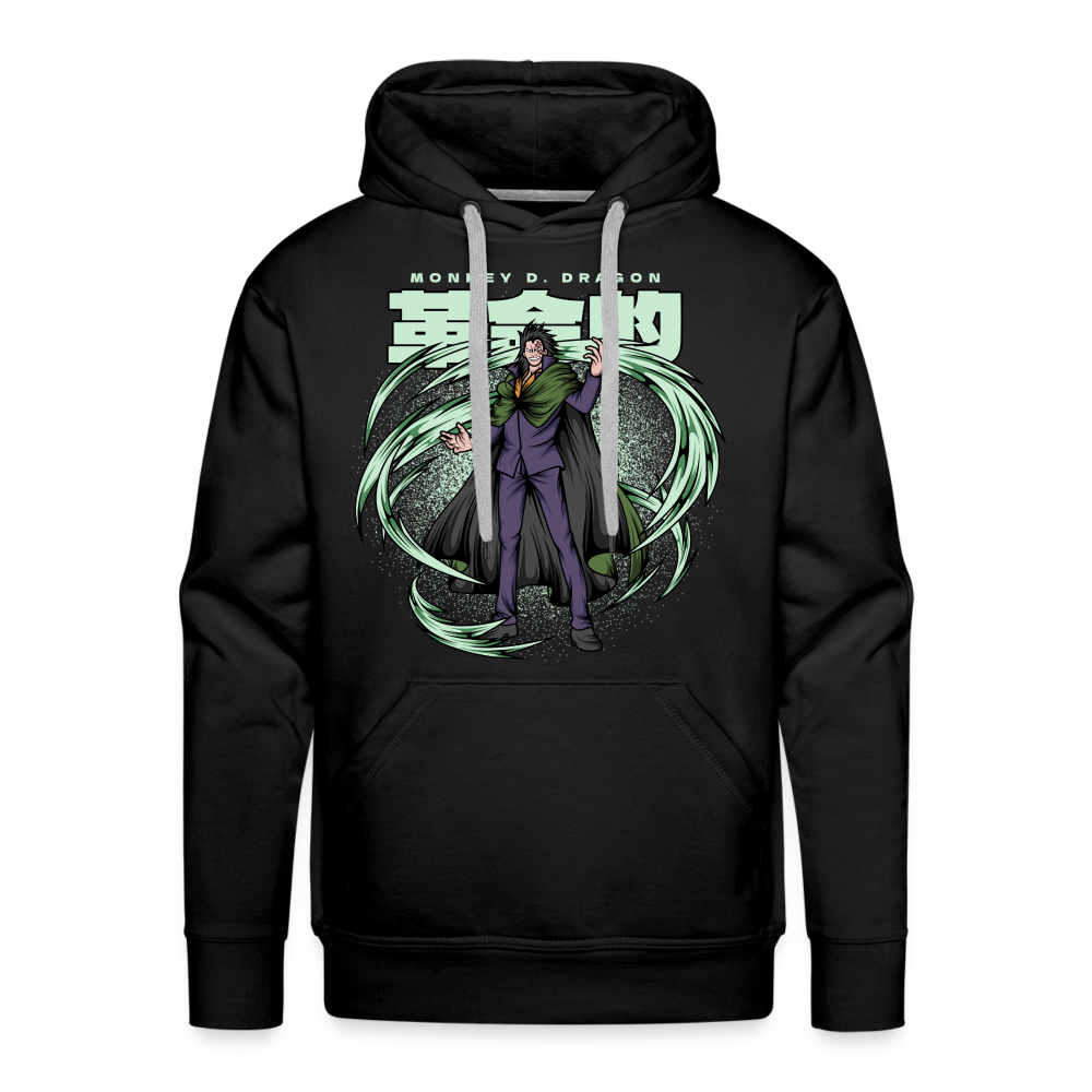 Rebellious Dragon - Men’s Premium Hoodie - black