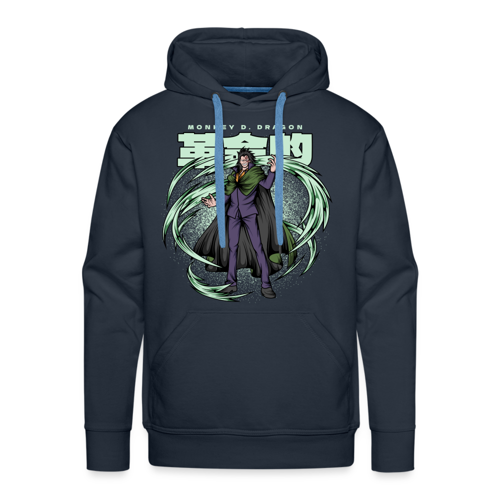 Rebellious Dragon - Men’s Premium Hoodie - navy