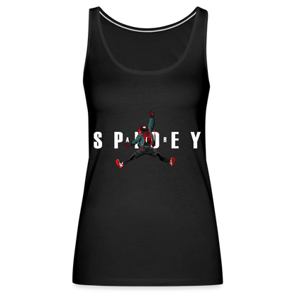 Air Spidey - Women’s Premium Tank Top - black