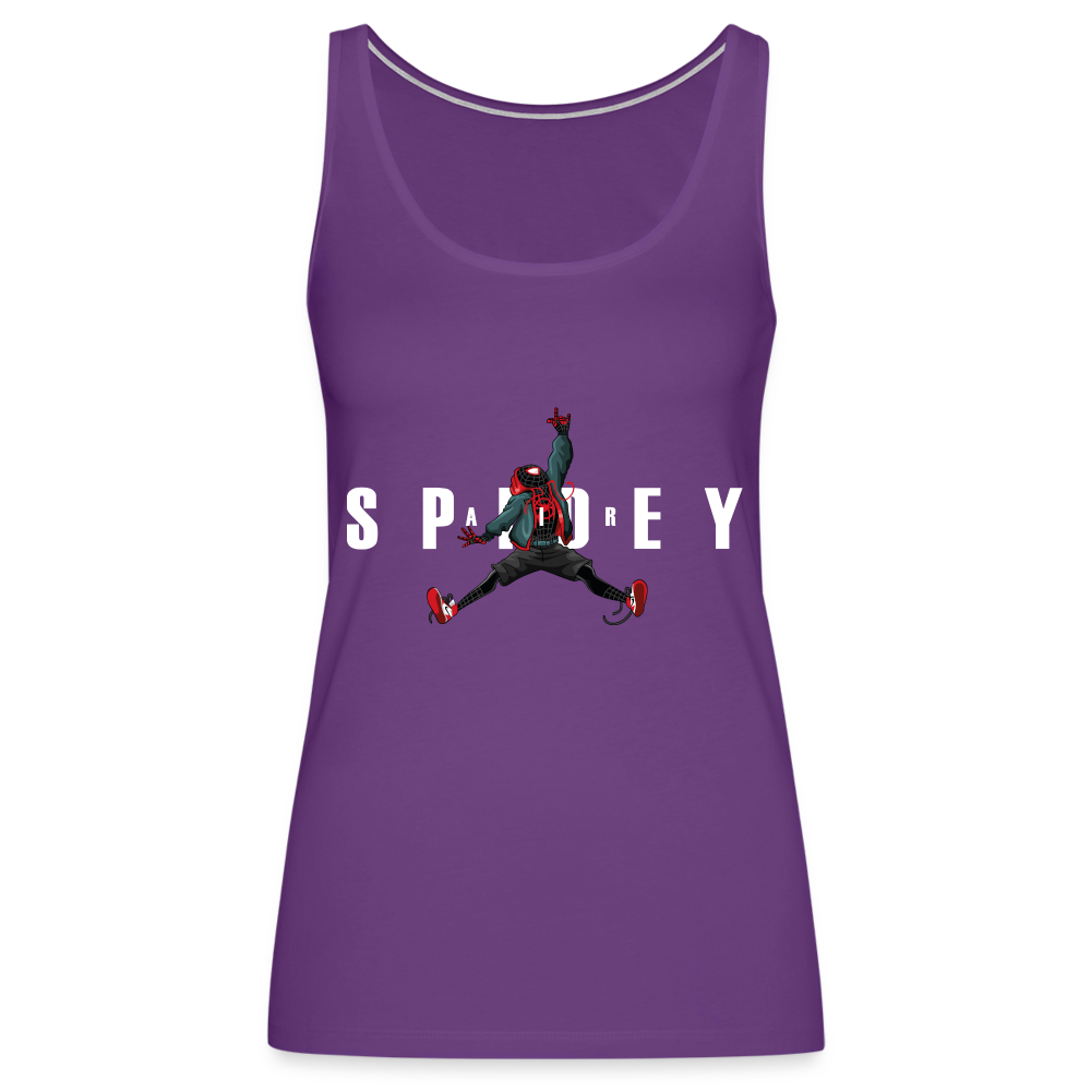 Air Spidey - Women’s Premium Tank Top - purple