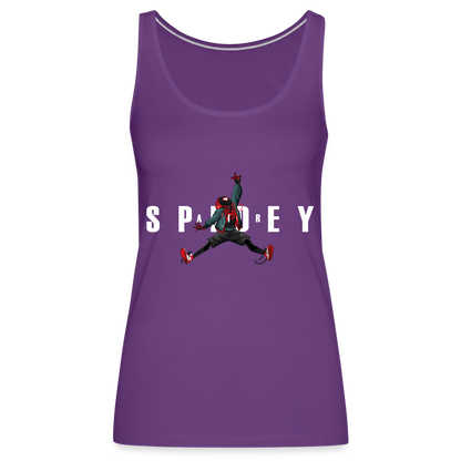 Air Spidey - Women’s Premium Tank Top - purple