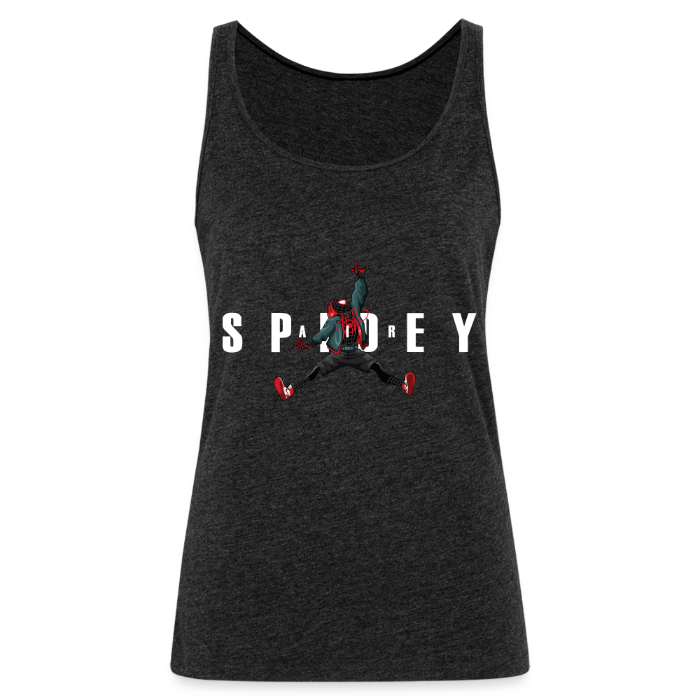 Air Spidey - Women’s Premium Tank Top - charcoal grey