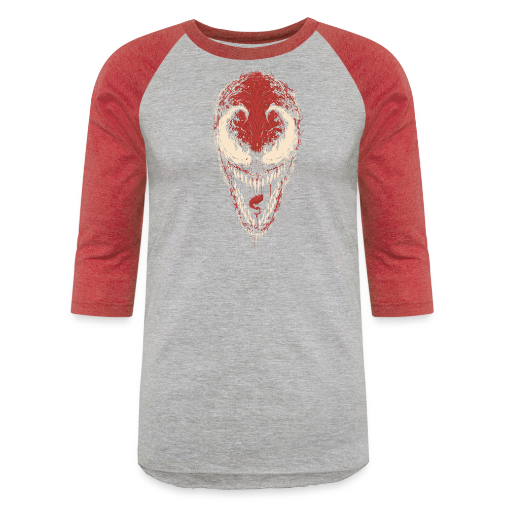 Maximum Carnage - Baseball T-Shirt - heather gray/red