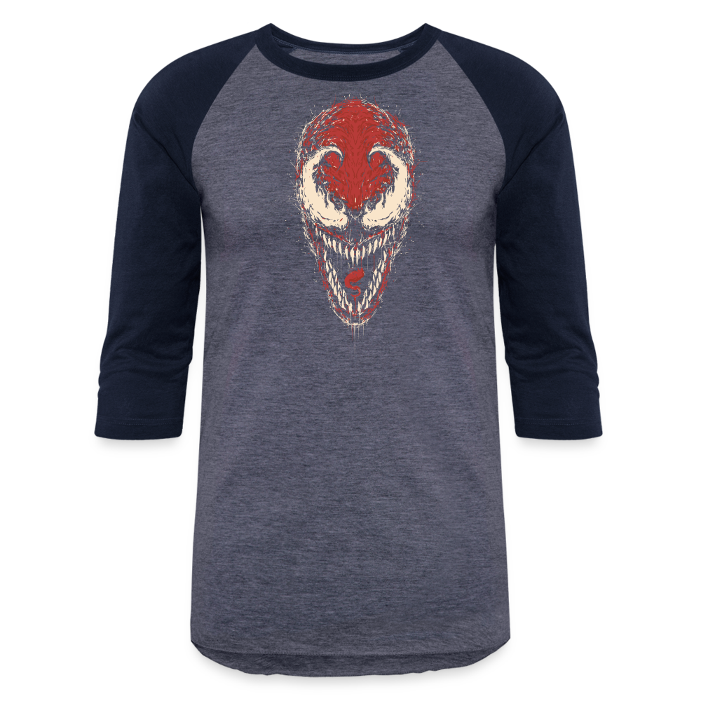 Maximum Carnage - Baseball T-Shirt - heather blue/navy