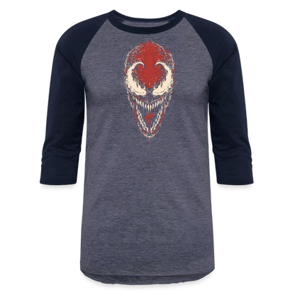 Maximum Carnage - Baseball T-Shirt - heather blue/navy