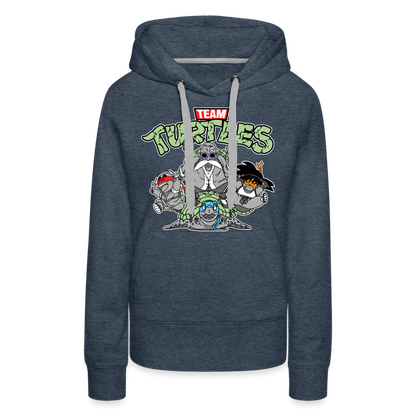 DSBZ Ninjas - Women’s Premium Hoodie - heather denim