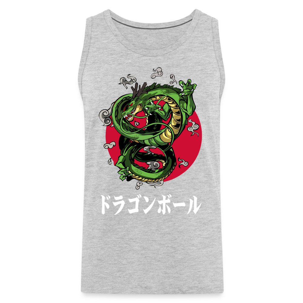 Rise Shenron! - Men’s Premium Tank - heather gray