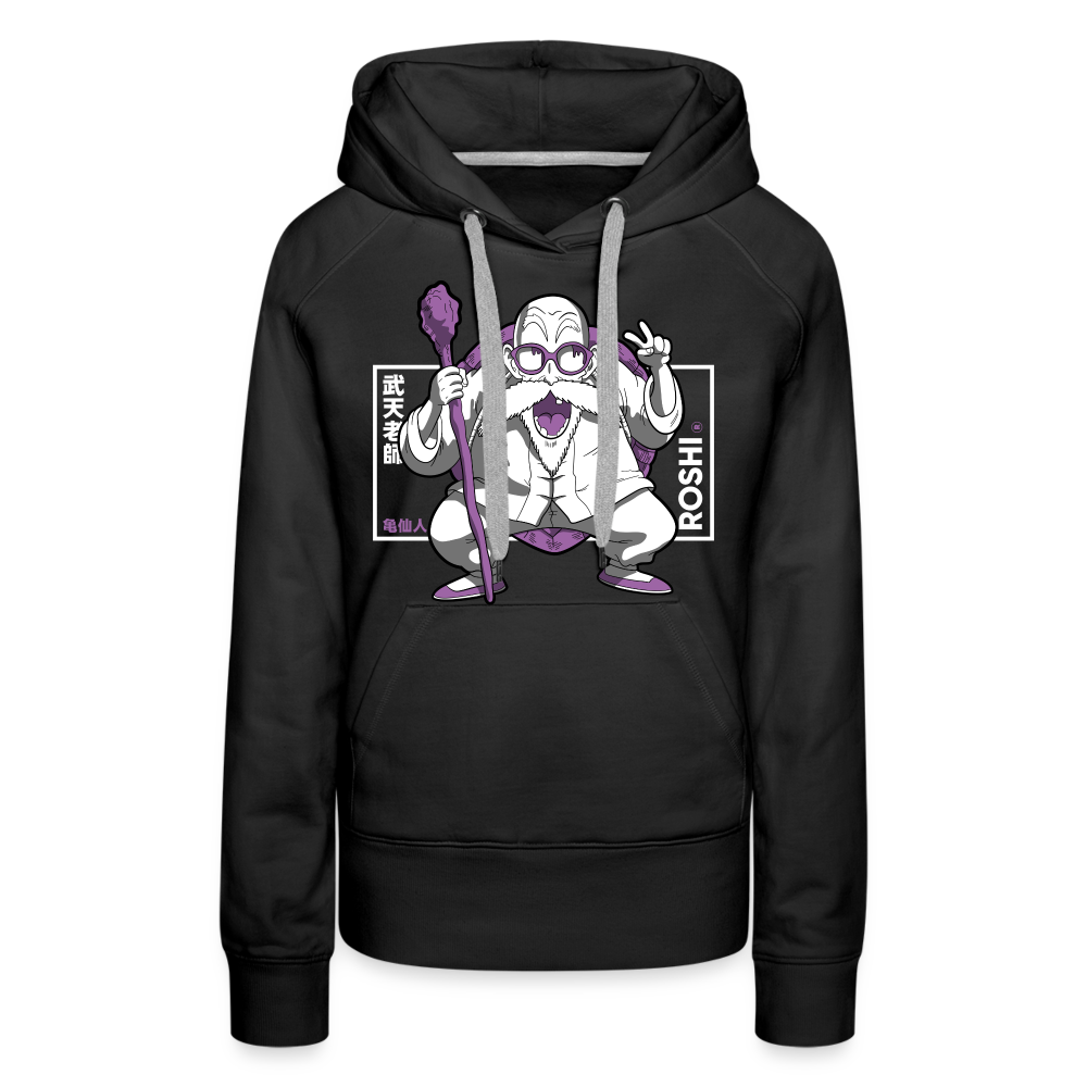 Turtle Hermit - Women’s Premium Hoodie - black